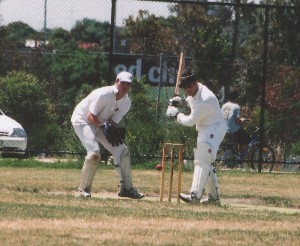 John Talone batting